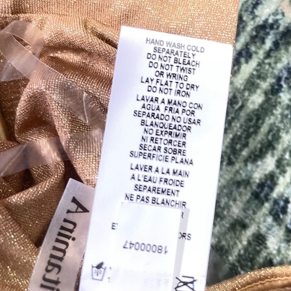 Vitamins A The Icon One‎ Piece - Golden Glow Metallic Size M - Picture 6 of 16